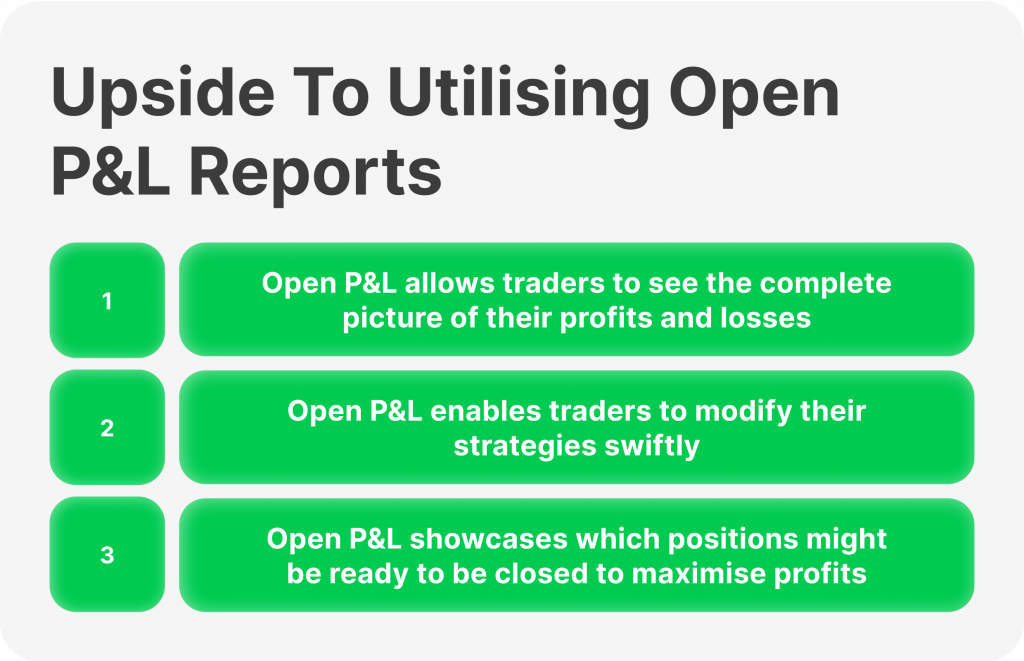Upside To Utilising Open P&L Reports