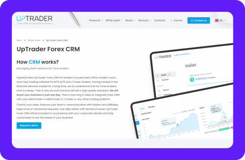 UpTrader-Forex-CRM