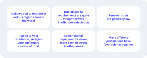 Advantages of Offshore Licenses