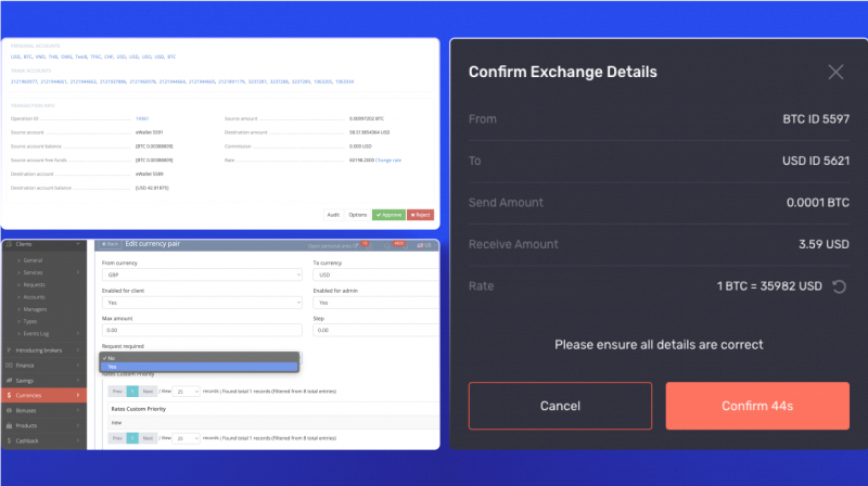 Exchange Request Settings for Admins